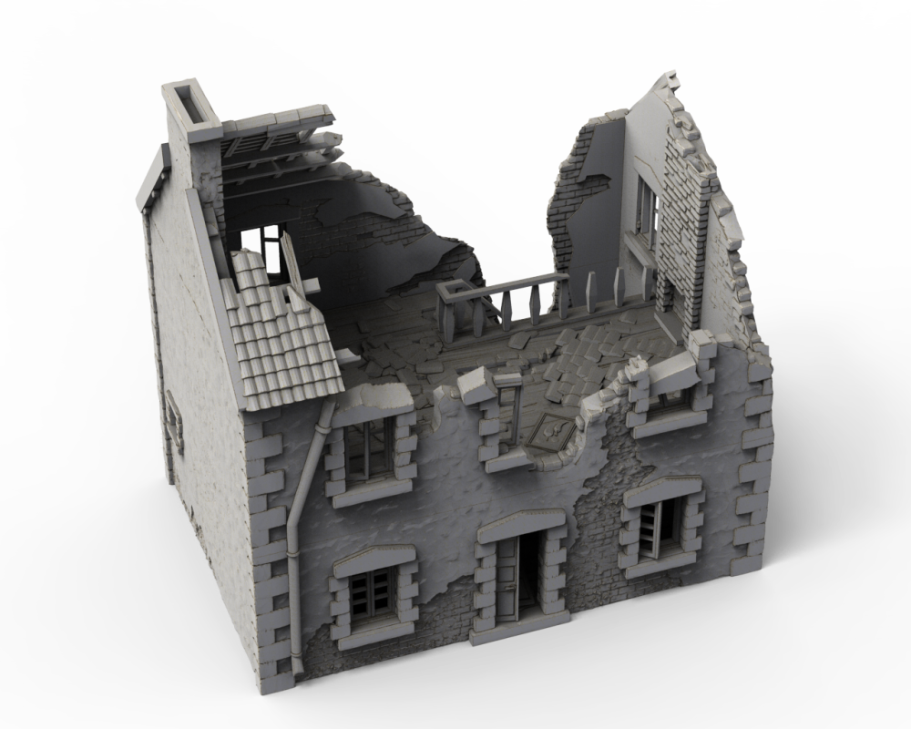 French Town House Ruins