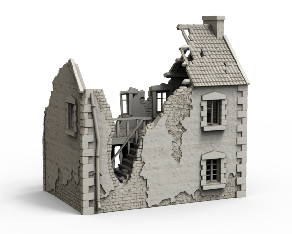 French Town House Ruins