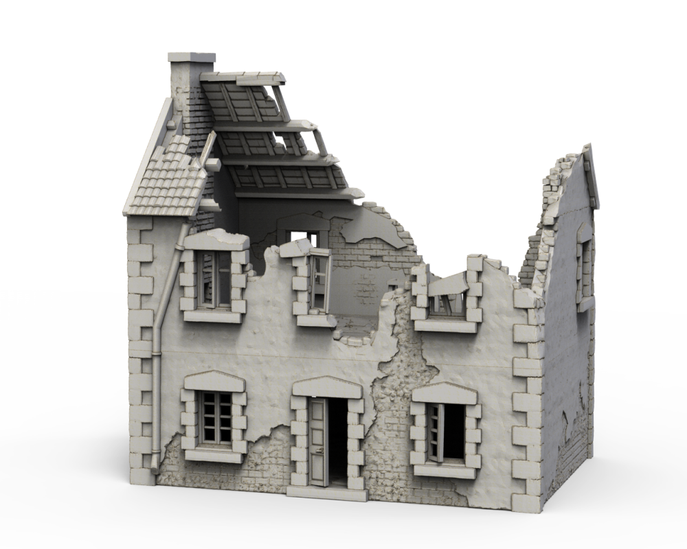 French Town House Ruins