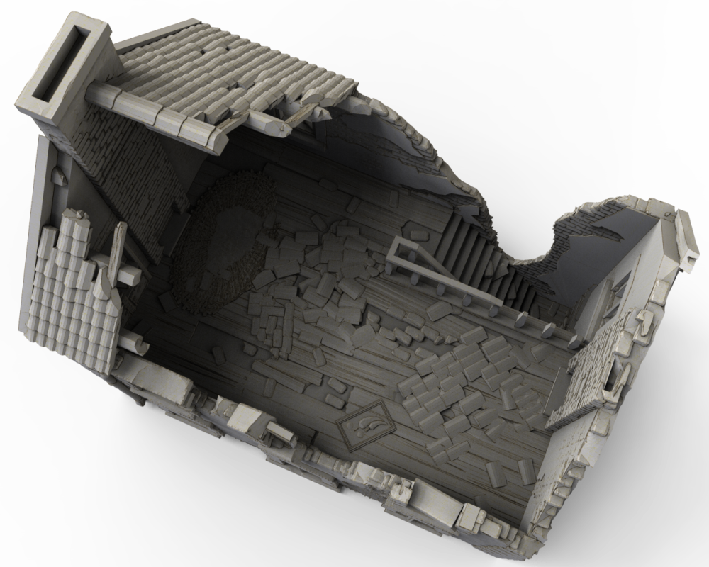 French Town House Ruins