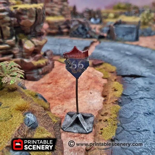 Ruined Billboards And Signs